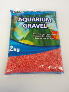 2Kg RED PEBBLES - Click Image to Close