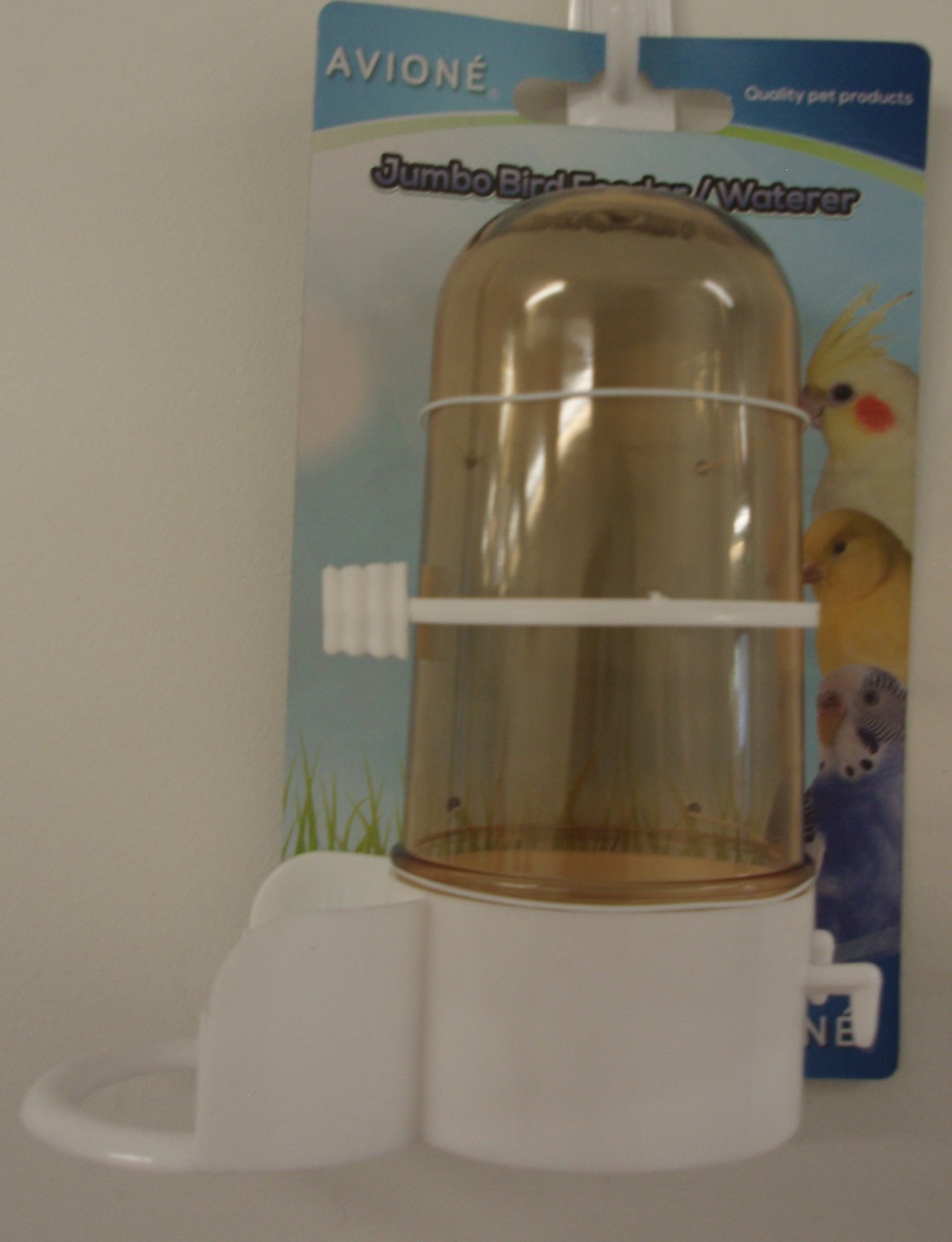 BIRD JUMBO FOUNTAIN FEEDER, INSIDE - Click Image to Close