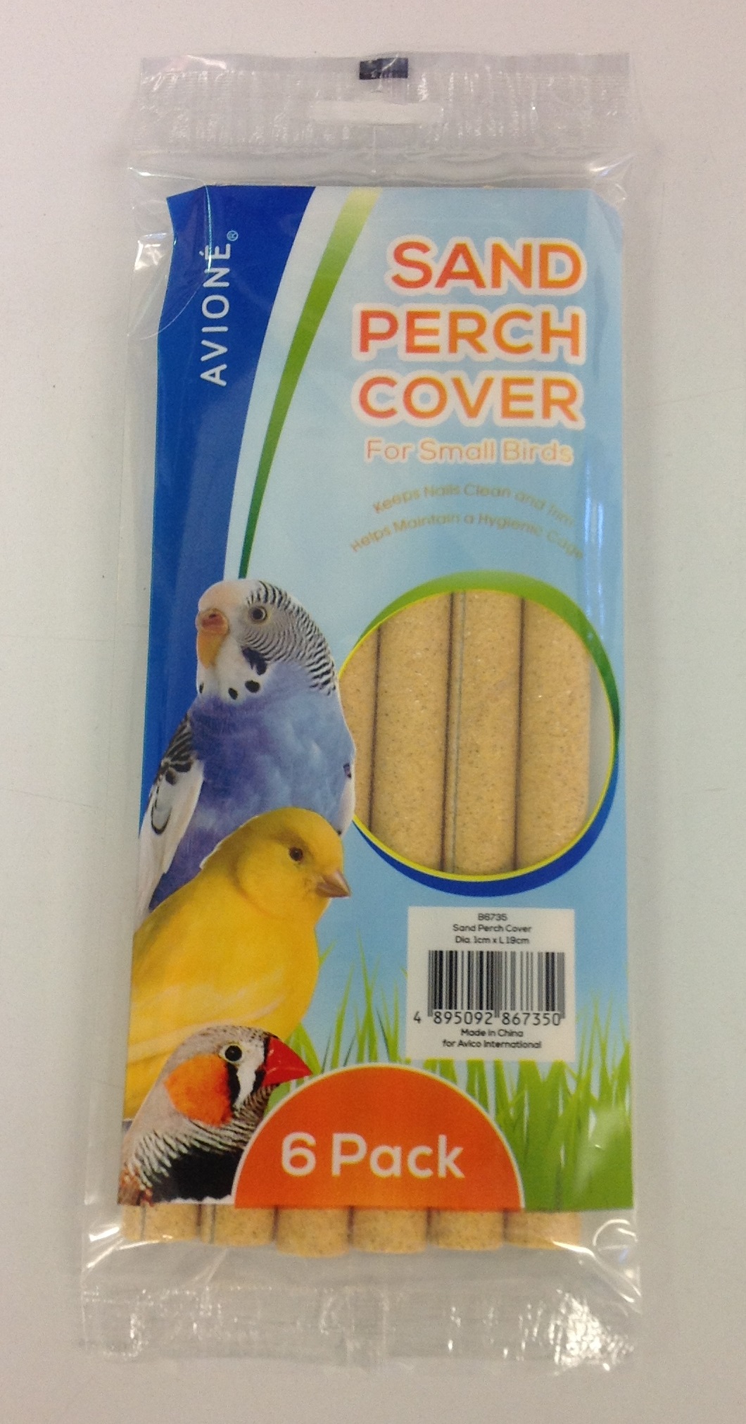 SAND PERCH COVER, 10mm x 190mm, PK/6 SAND PERCH COVER, 10mm x 190mm, PK/6