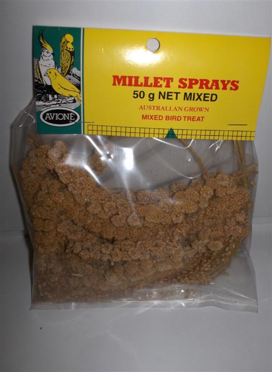 AVIONE 50G MIXED MILLET SPRAY - Click Image to Close