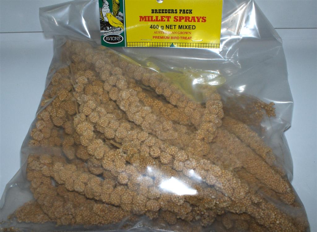 AVIONE 400G MIXED MILLET SPRAY AVIONE 400G MIXED MILLET SPRAY