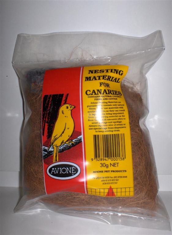AVIONE SMALL CANARY NESTING MATERIAL 30G AVIONE SMALL CANARY NESTING MATERIAL 30G