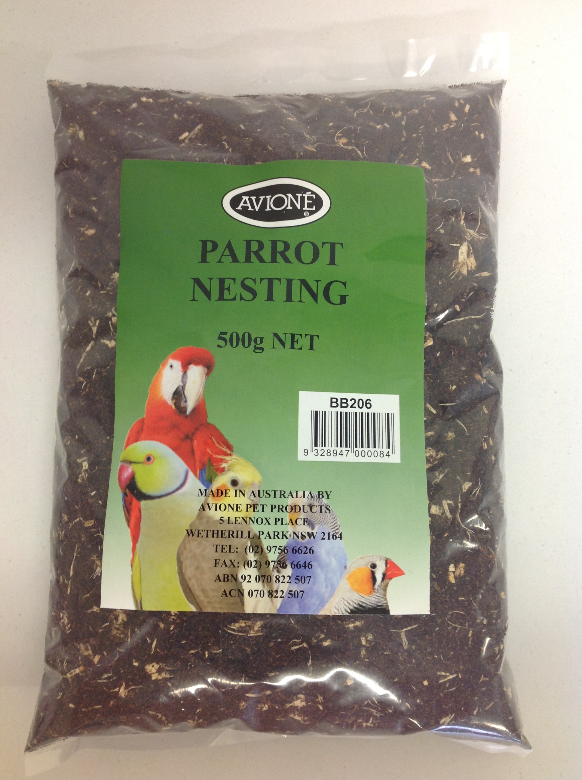 AVIONE PARROT NESTING MATERIAL 500G - Click Image to Close