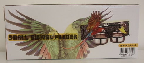TWIN SWIVEL FEED STATION w/100mm S/S CUPS TWIN SWIVEL FEED STATION w/100mm S/S CUPS