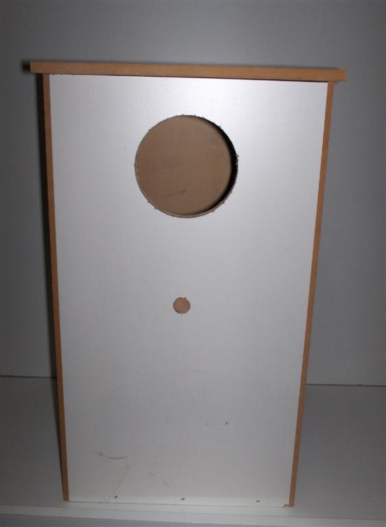 WOODEN TALL PARROT NEST BOX 45CM