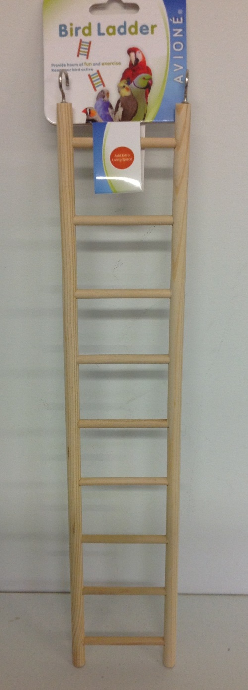 WOODEN LADDER, 9-RUNG, 10mm DIA. - Click Image to Close