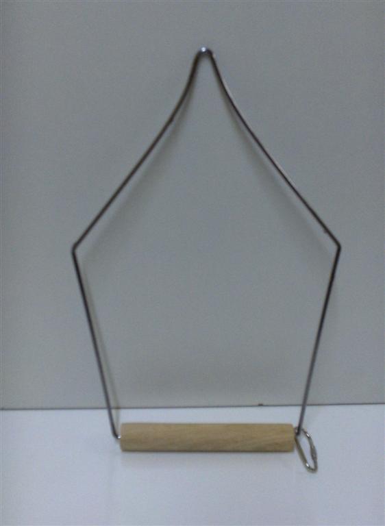 WOODEN SWING PERCH, TRIANGLE, 12.5X25cmH - Click Image to Close