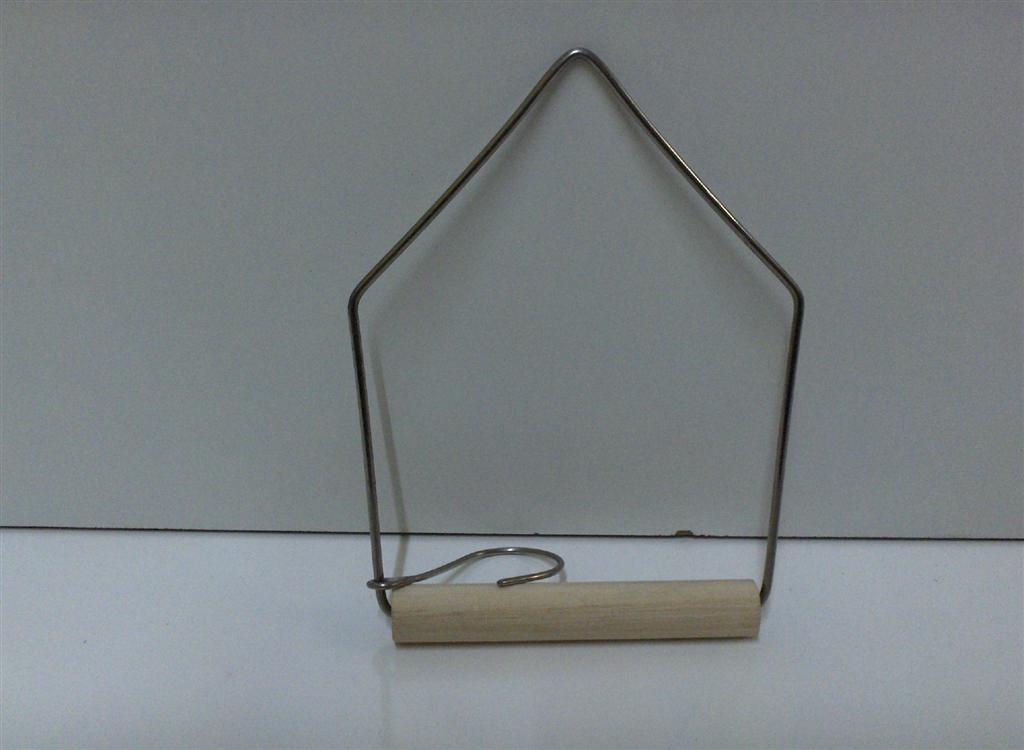 WOODEN SWING PERCH, TRIANGLE, 10X12.5cmH