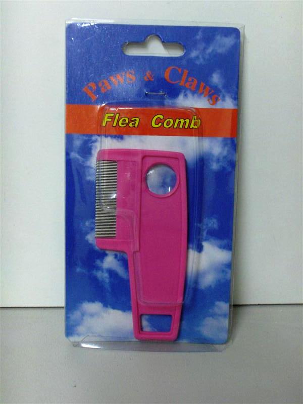 FLEA COMB WITH MAGNIFIER FLEA COMB WITH MAGNIFIER