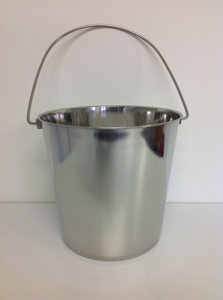 ROUND S/STEEL BUCKET 8.51LT ROUND S/STEEL BUCKET 8.51LT