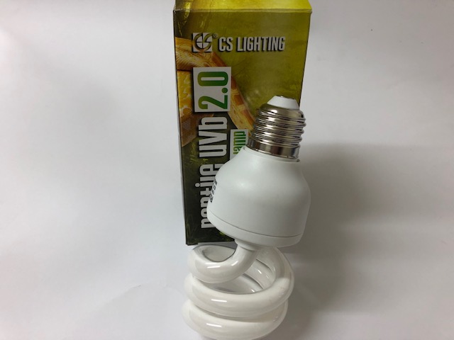2.0 15W UVB FLUORESCENT SPIRAL LAMP 2.0 15W UVB FLUORESCENT SPIRAL LAMP