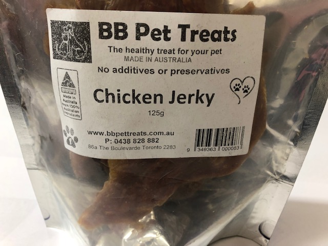 Chicken Jerky 100% AUSTRALIAN PRODUCTS Chicken Jerky 100% AUSTRALIAN PRODUCTS