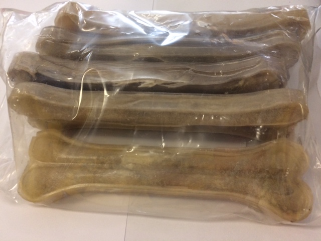 10PK 16CM PRESSED RAWHIDE BONES 10PK 16CM PRESSED RAWHIDE BONES