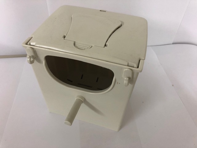 Finch plastic nest box container Finch plastic nest box container