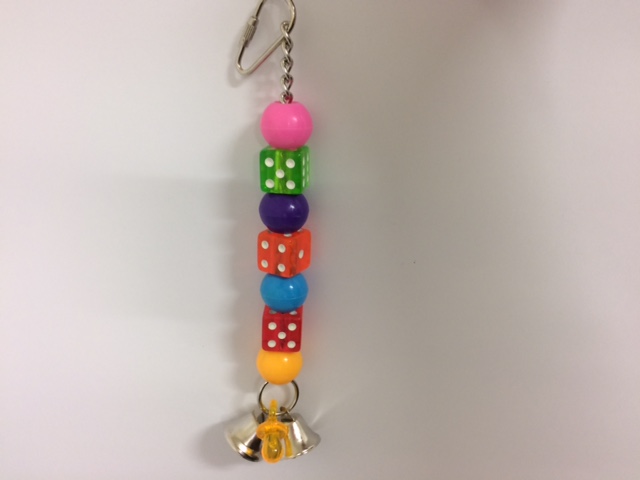 AVIONE lots of dice hanging bird toy AVIONE lots of dice hanging bird toy