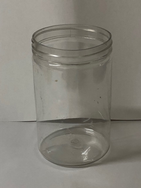Medium plastic jar only