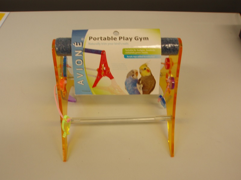ACRYLIC PORTABLE PLAY GYM SM. 17 X 20cm. ACRYLIC PORTABLE PLAY GYM SM. 17 X 20cm.
