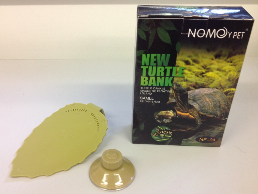 SMALL OLIVE LEAF SHAPED PLASTIC TURTLE DECK - Click Image to Close