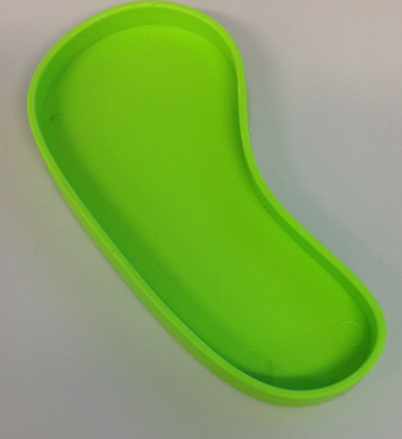 LARGE GREEN KIDNEY SHAPE DISH FOR REPTILES