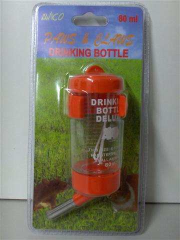 SMALL ANIMAL WATER BOTTLE 80ml SMALL ANIMAL WATER BOTTLE 80ml