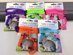 SMALL RABBIT NYLON HARNESS & LEAD SET, CARDED SMALL RABBIT NYLON HARNESS & LEAD SET, CARDED