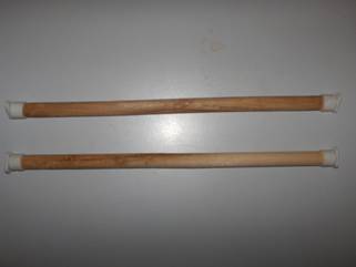 WOODEN PERCHES, pk/2, (45cm)