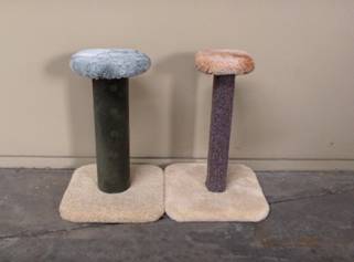 SINGLE POLE WITH ROUND PLATFORM B:35x35 H:50 SINGLE POLE WITH ROUND PLATFORM B:35x35 H:50