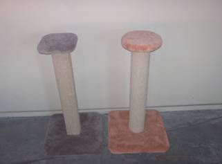 SINGLE POLE WITH ROUND PLATFORM B:40x40 H:75