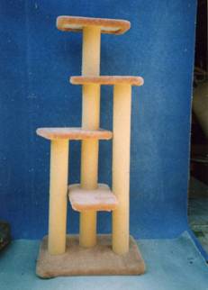 3 POLES WITH VARYING PLATFORM HEIGHTS B:60x50 H:120 3 POLES WITH VARYING PLATFORM HEIGHTS B:60x50 H:120