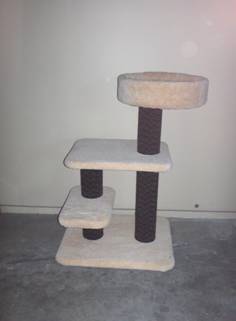 BASKET AND 2 PLATFORMS ON 2 POLES B:65x60 H:100 BASKET AND 2 PLATFORMS ON 2 POLES B:65x60 H:100