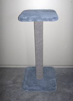 SINGLE TALL POLE WITH PLATFORM B:50x50 H:105 - Click Image to Close